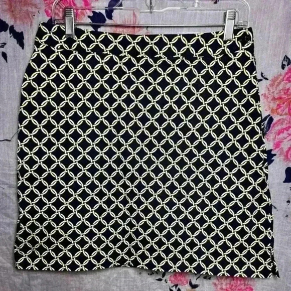 EP Pro Pants - Ep Pro Golf Skort Skirt BLK Chain Geometric
Print UPF 50 Women’s Size 10